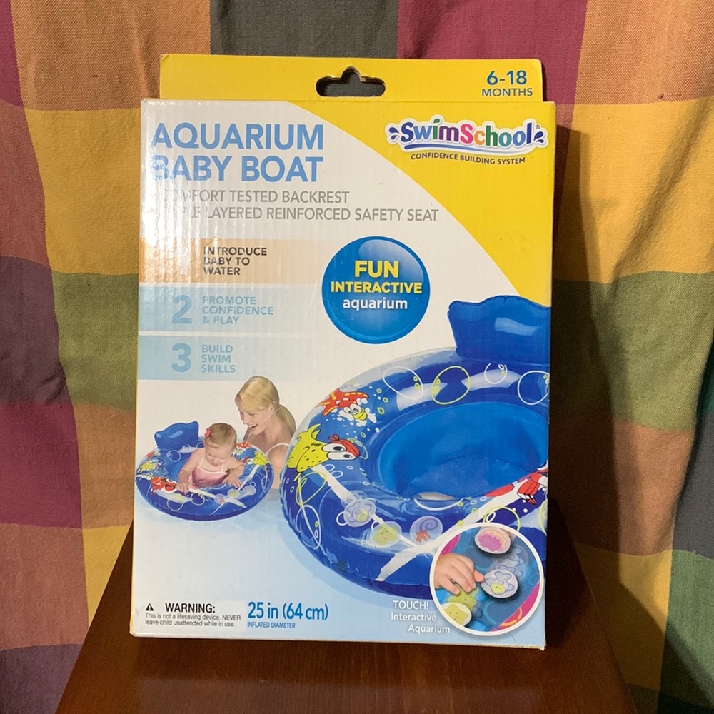 Swim School- Aquarium Baby Boat 🆕 6-18 months